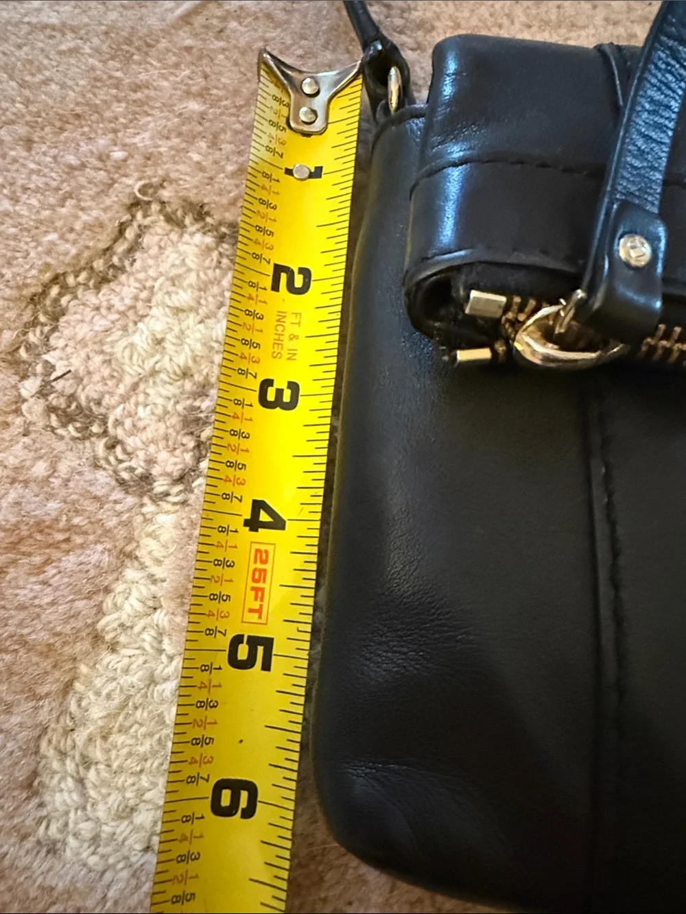 kate spade Black Leather Crossbody Shoulder Bag